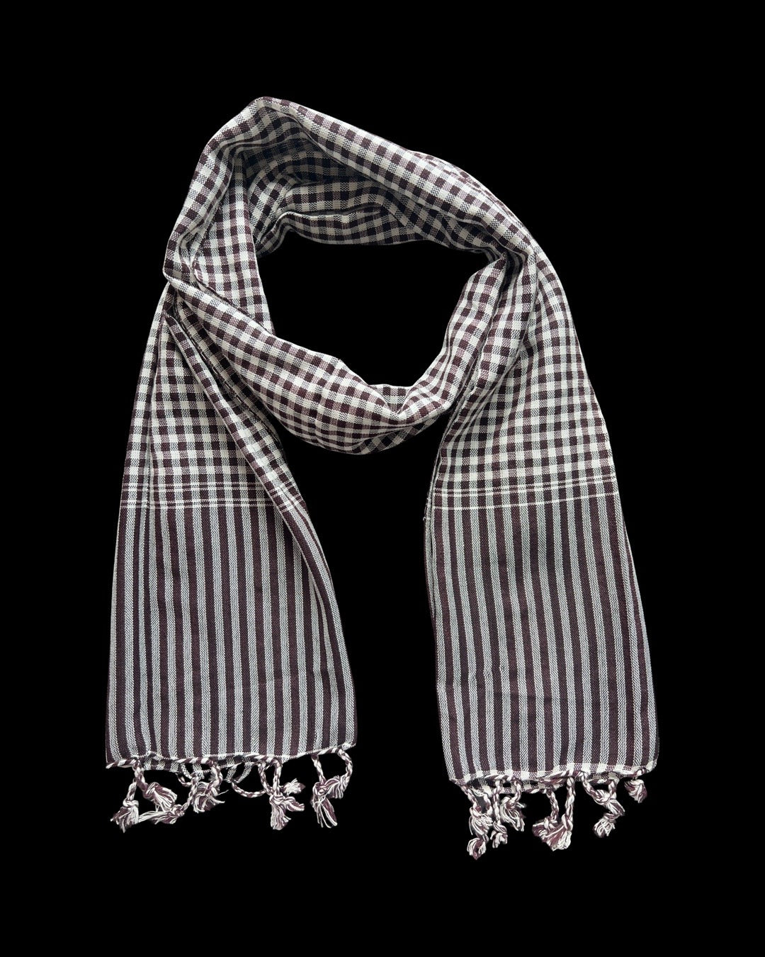 Cambodian Scarf Krama Small Stripe Plaid
