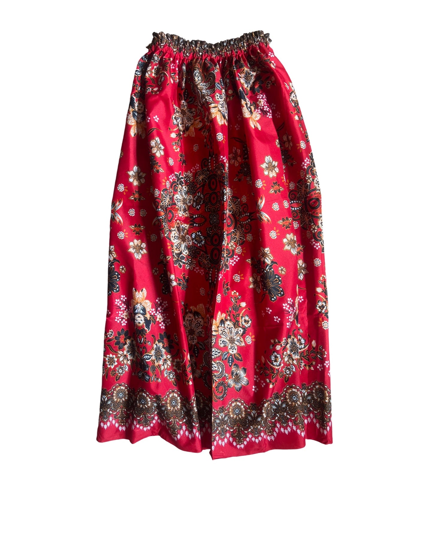 Elastic Waistband Florals Sarong