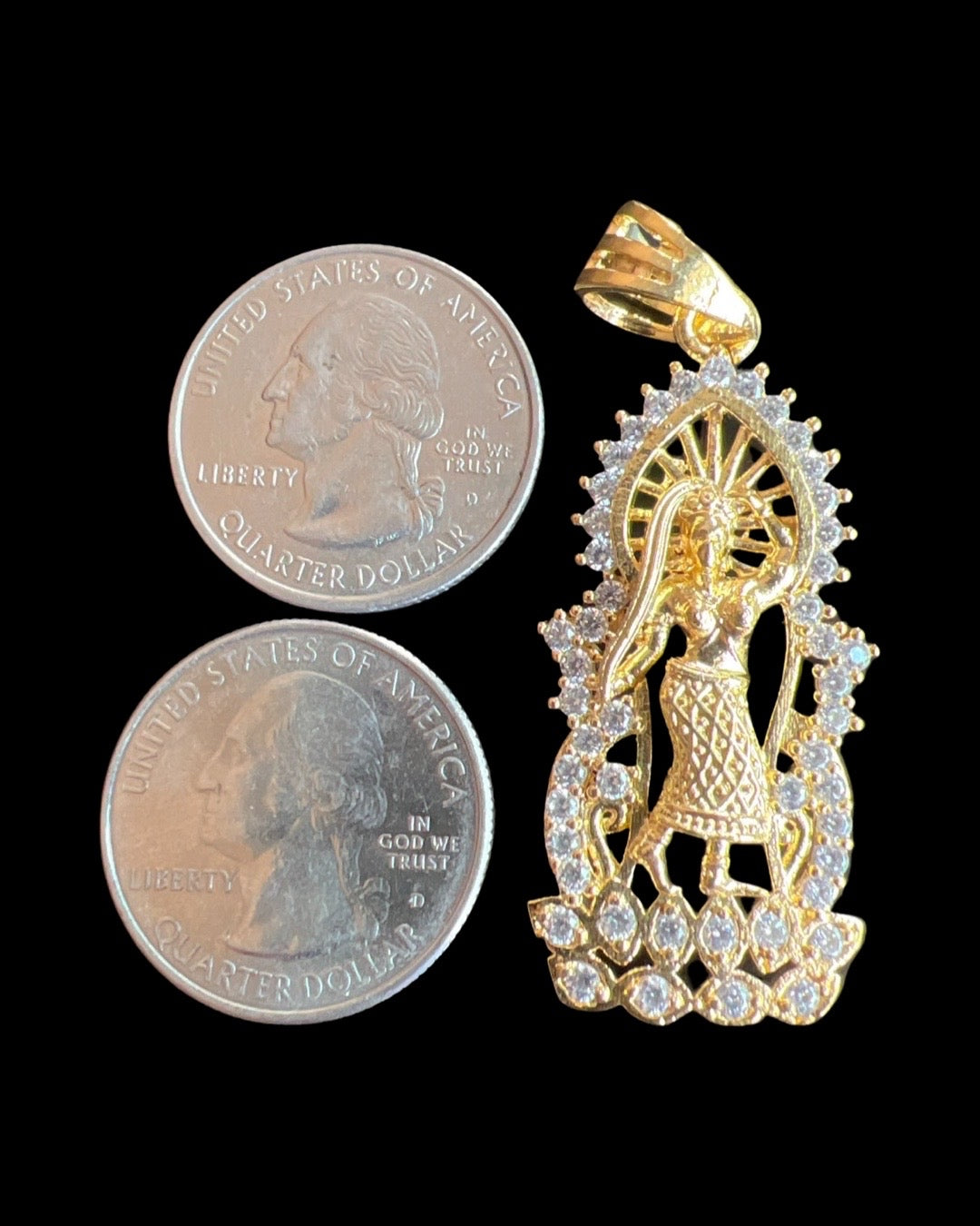 Phra Mae Thorani  Vasundhara Goddess pendant jewelry