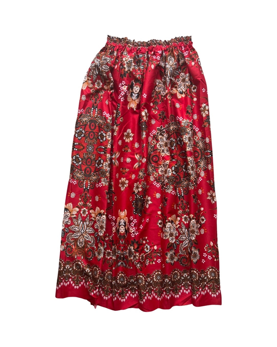 Elastic Waistband Florals Sarong