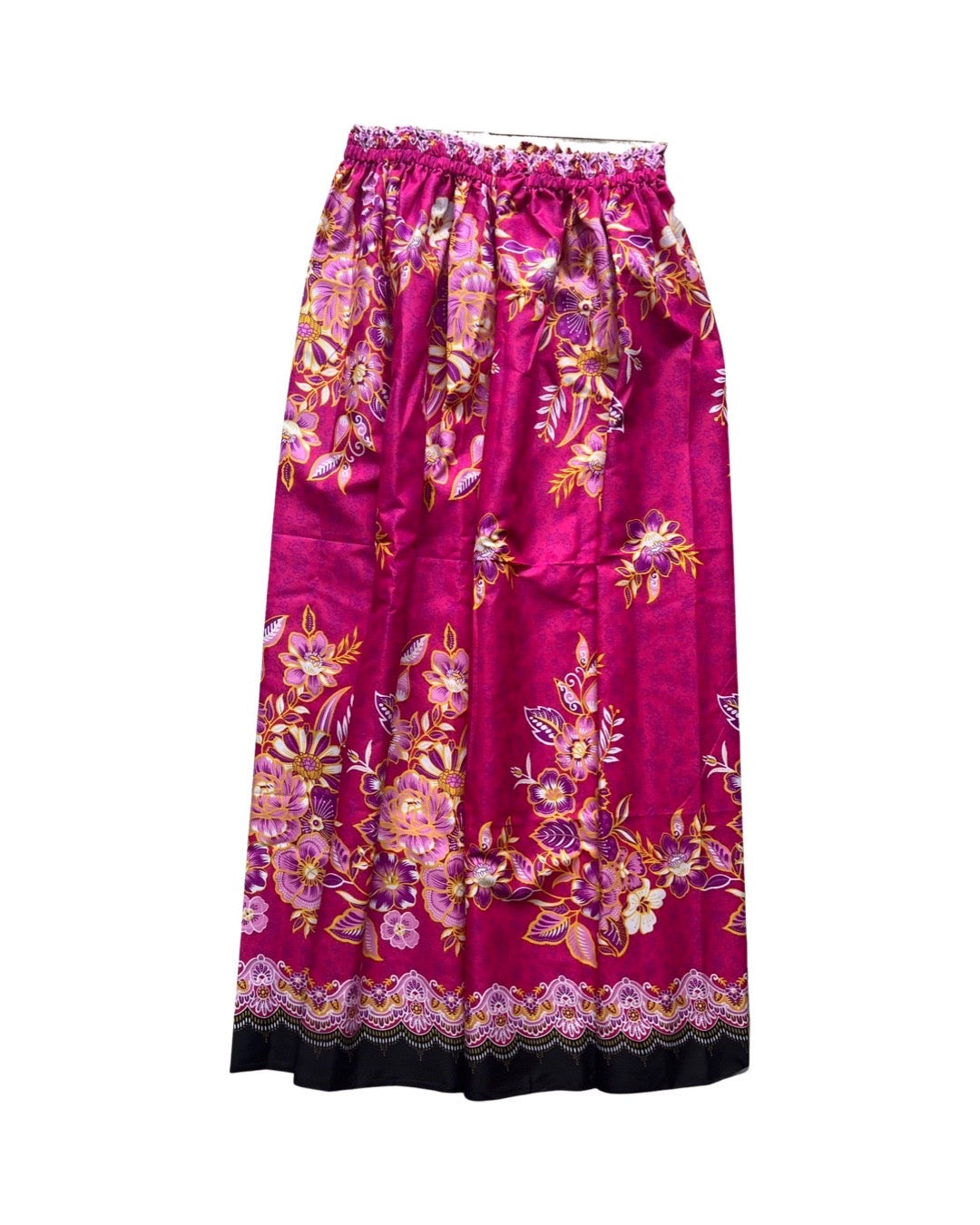 Elastic Waistband Florals Sarong